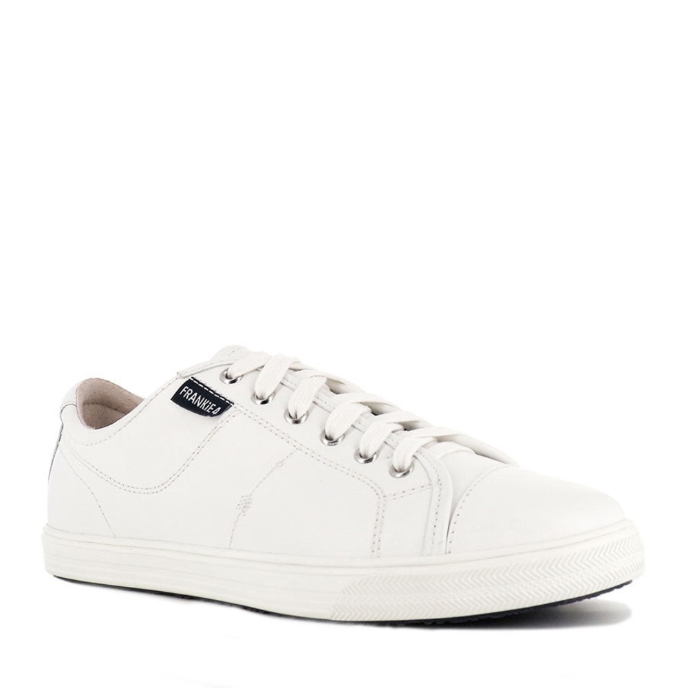 FRANKIE4 NAT II White Leather 6